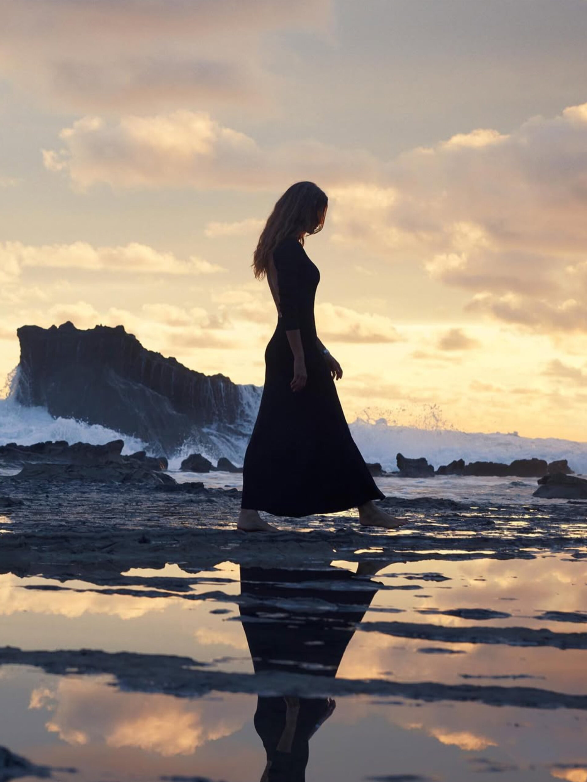 Elemental Noir Dress